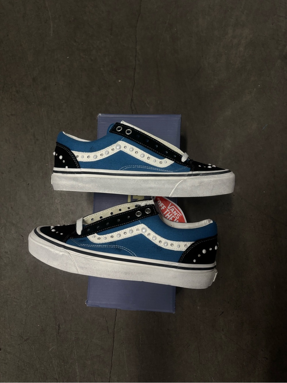 Pearlized vans old Skool